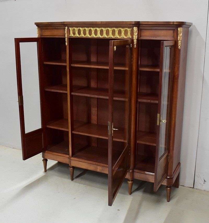 Library In Cherry And Mahogany, Louis XVI Style   Early 20th Century photo Furniture