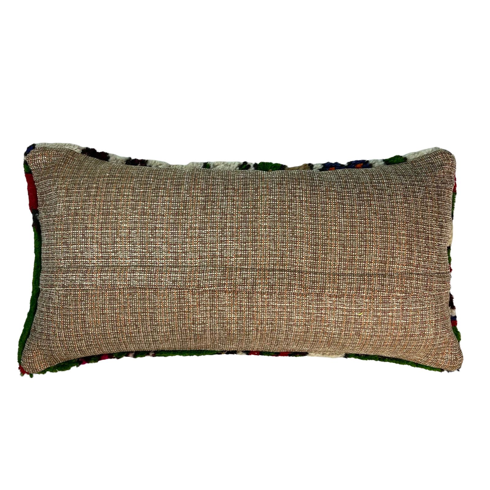 Vintage Handgeknoopt Tapijt Kussenhoes, 30 X 60 Cm – Decoratieve Tapijt Kussenhoes, Grote Vintage Turkse Tapijt Kussenhoes. photo furniture