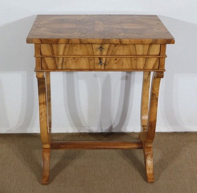 photo for sale Small Walnut Salon Table, Restoration Period, Early 19th Century