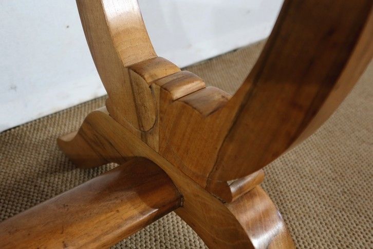 photo buy Small Walnut Salon Table, Restoration Period, Early 19th Century