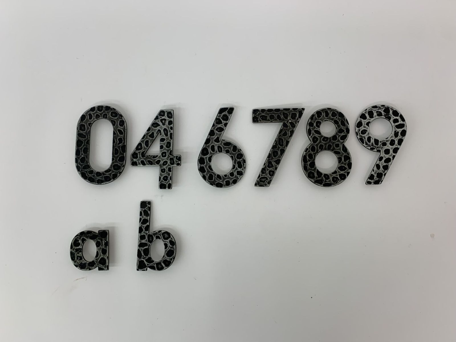 photo furniture Brutalist Door Numbers Letters 1970’s