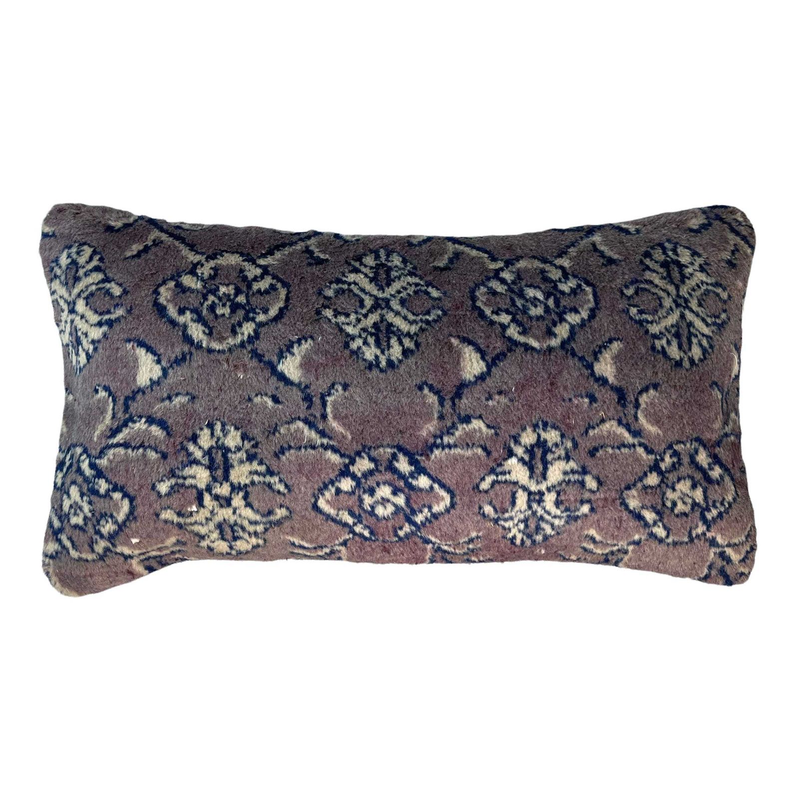 12'' X 24'' Vintage Hand Made Rug Cushion Cover, 30 X 60 Cm Decorative Rug Pillow Cover, Large Vintage Turkish Rug Cushion Cover