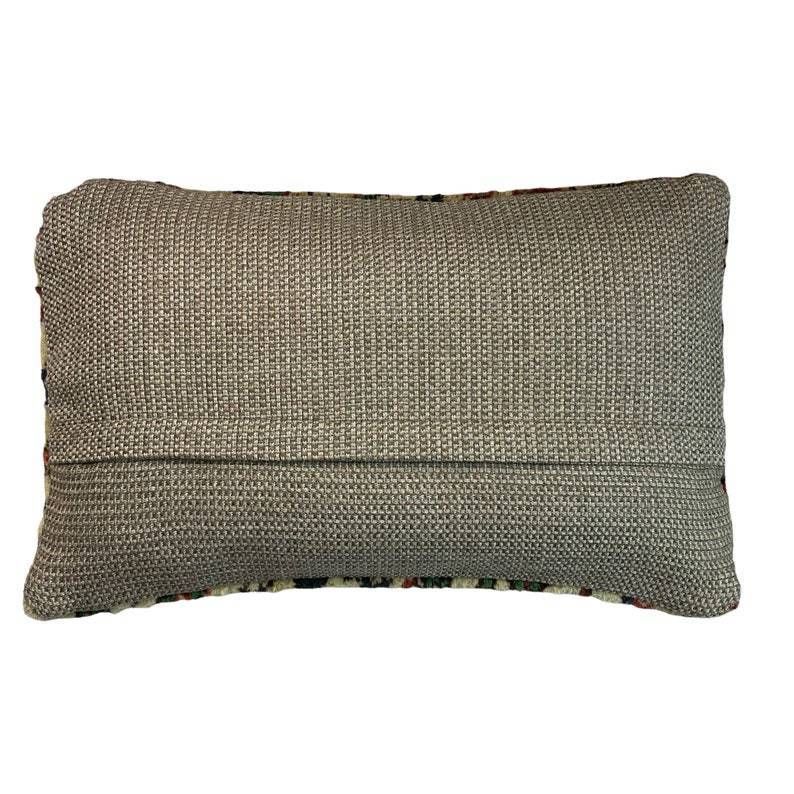 Vintage Hand Made 30 X 50 Cm Decorative Rug Pillow Large Turkish Rug Cushion Cover photo furniture