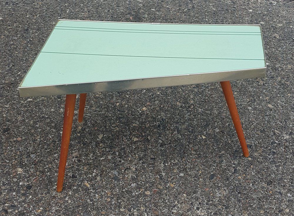 Vintage Wood Flower Stand 1950s