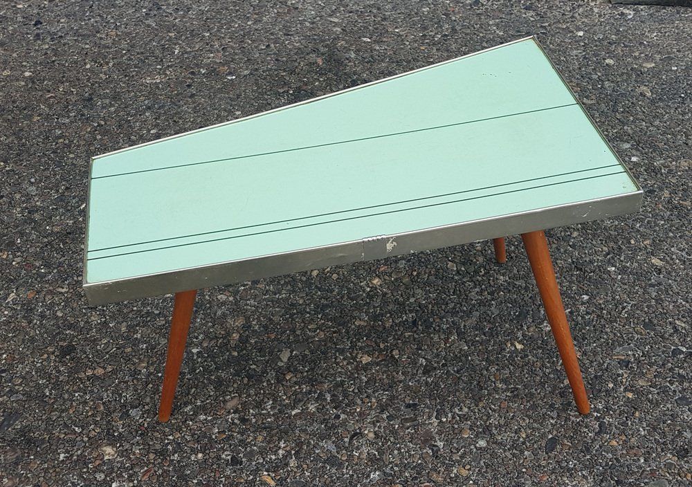 Vintage Wood Flower Stand 1950s photo for sale