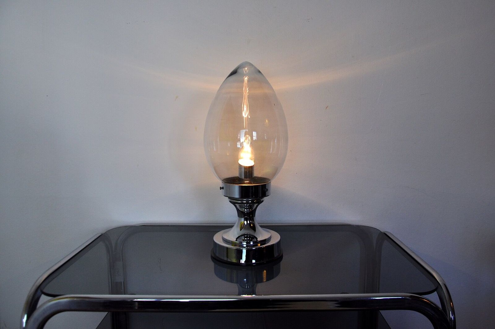 Membrane Lamp In Murano Glass Italy 1960s photo 1781.0