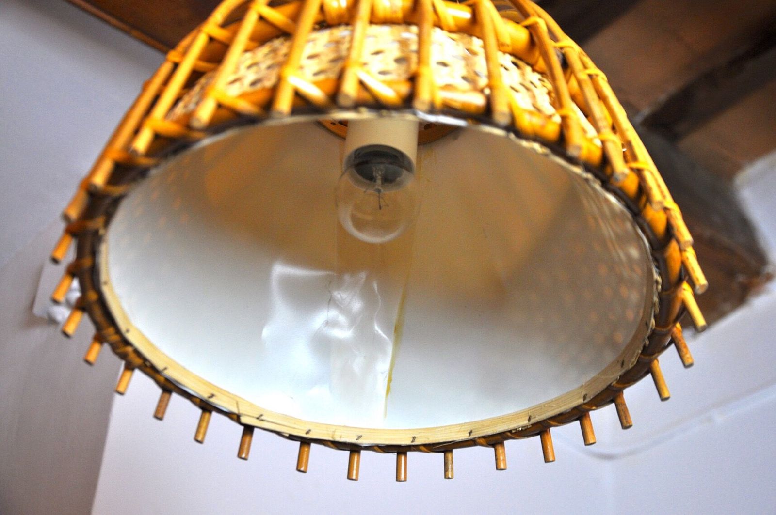 Rattan Suspension France 1960, 1960s photo 1225.0