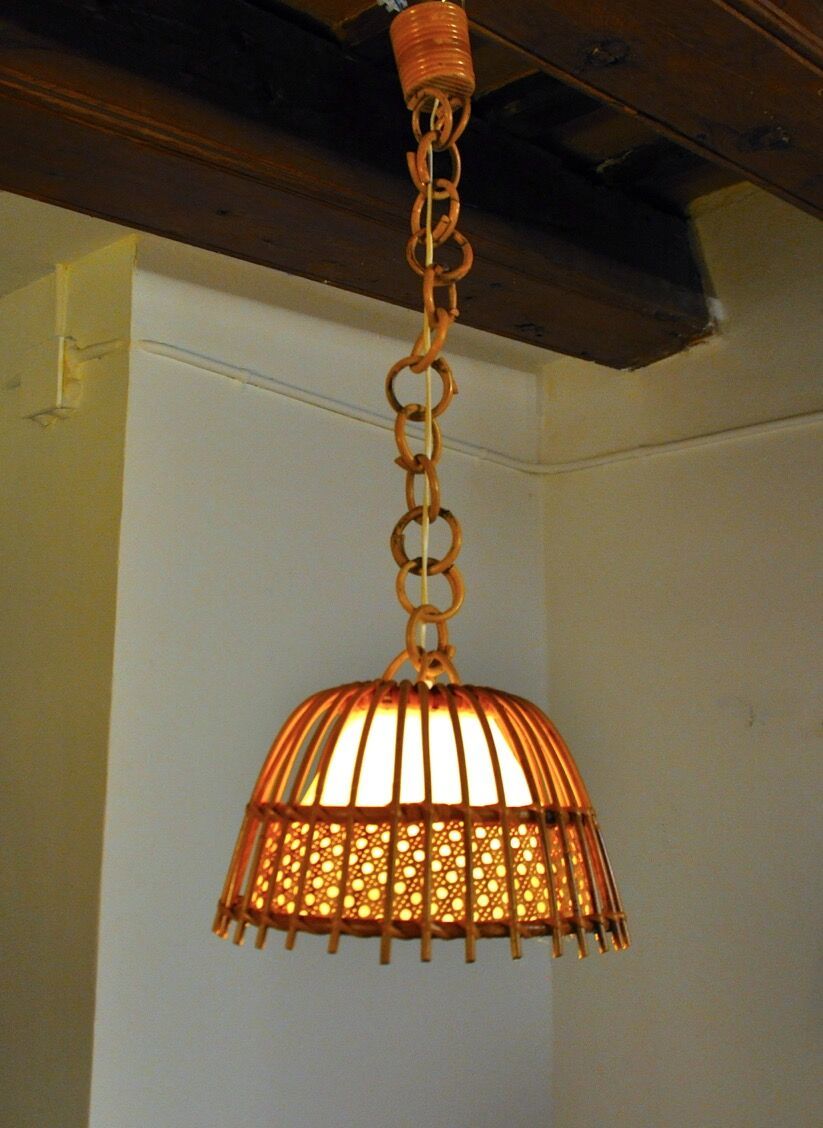Rattan Suspension France 1960, 1960s photo buy