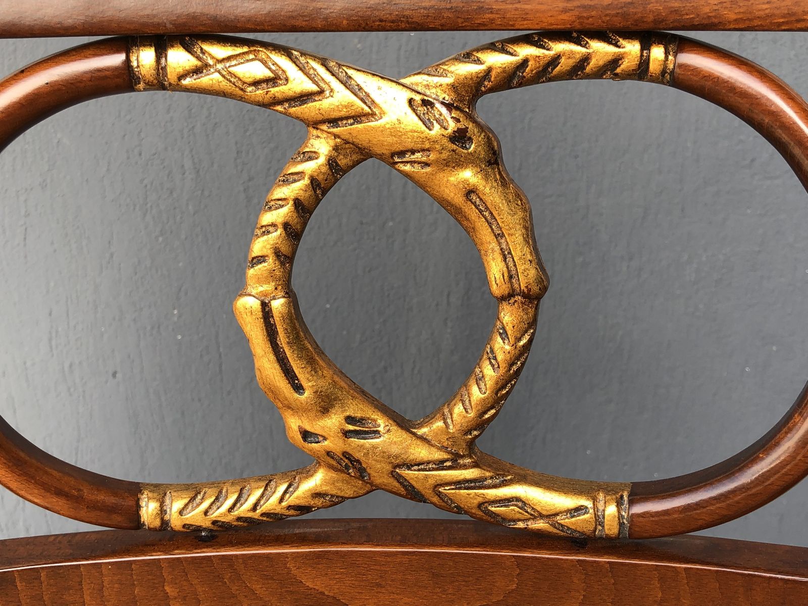 Chair With Carved Snakes, Hight Italian Craftmanship photo 4960.0