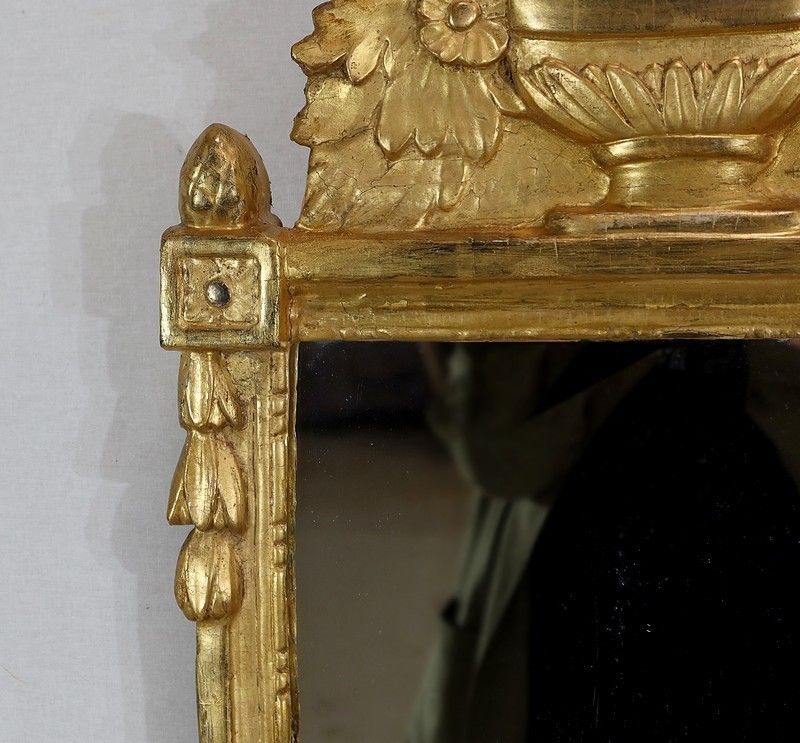 Mirror In Gilded Wood, Louis XVI Style? Early 20th Century photo vinterior