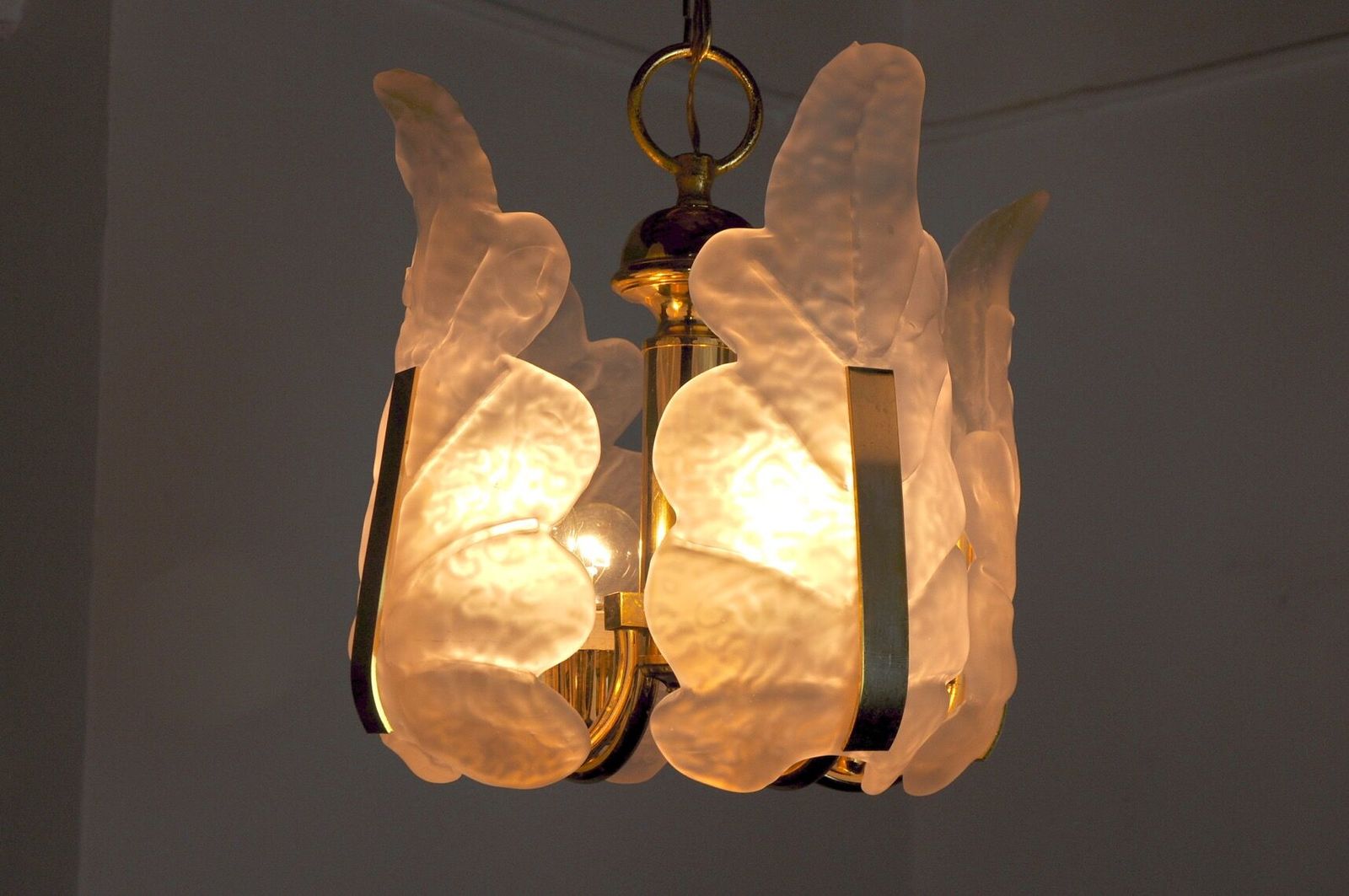 "Leaf" Chandelier By Carl Fagerlund, Murano Glass, Germany, 1970 photo vintage