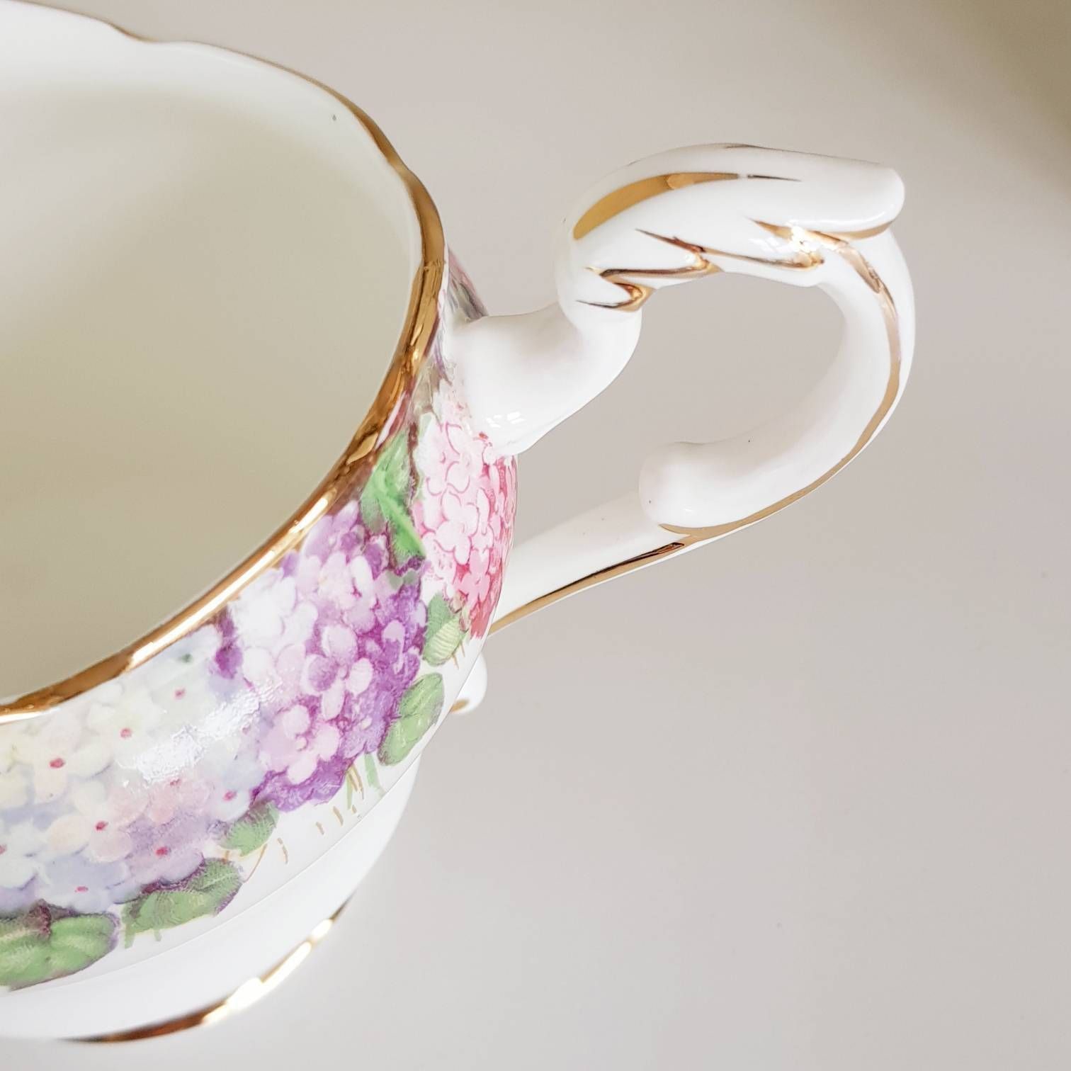 Paragon Hydrangea Set, Fijn Beenderporselein, Made In England photo vinterior