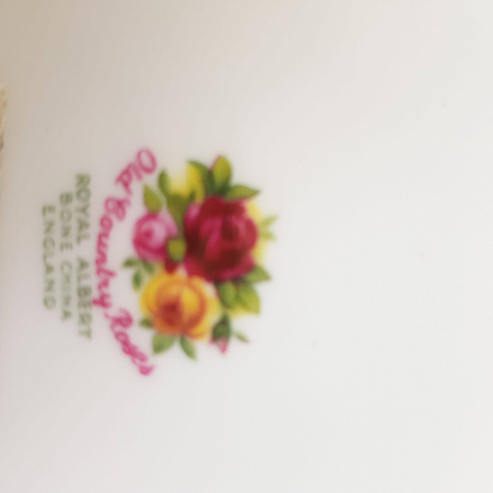 Royal Albert "Old Country Roses" – Bone China Onderzetter Voor De Theepot photo vintage