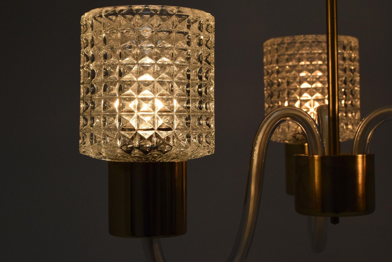 photo vintage Mid Century Chandelier/Kamenicky Senov, 1960´S