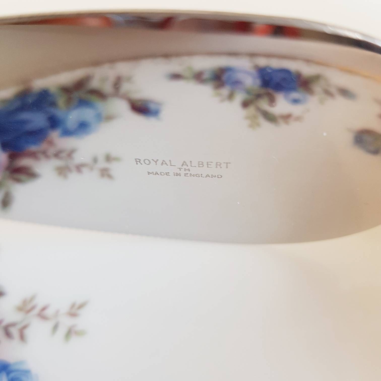 Rare! Royal Albert ‘Moonlight Rose’ Serving Cake Plate And Knife, Original English Porcelain, Vintage Crockery, Nice Christmas Gift photo buy