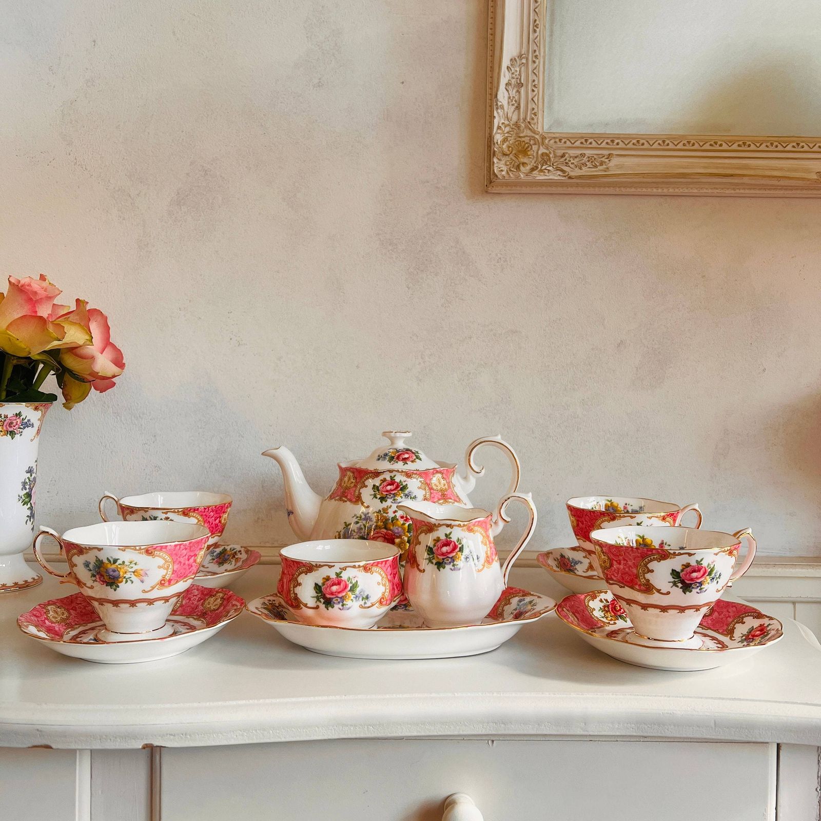 Royal Albert Lady Carlyle Theeset – 1e Kwaliteit