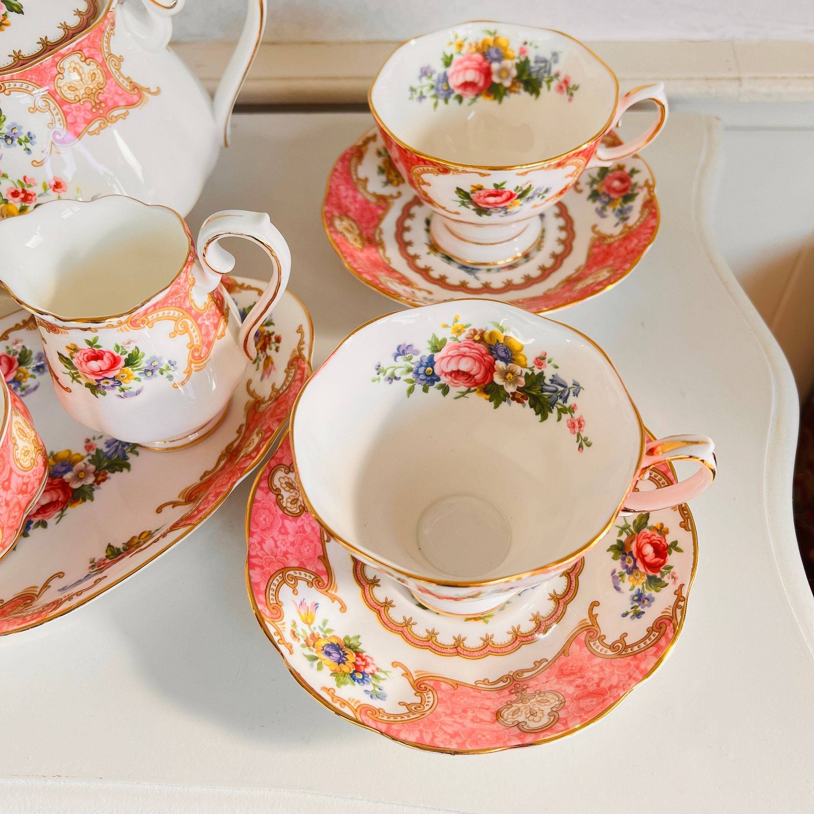 Royal Albert Lady Carlyle Theeset – 1e Kwaliteit photo Woonaccessoires
