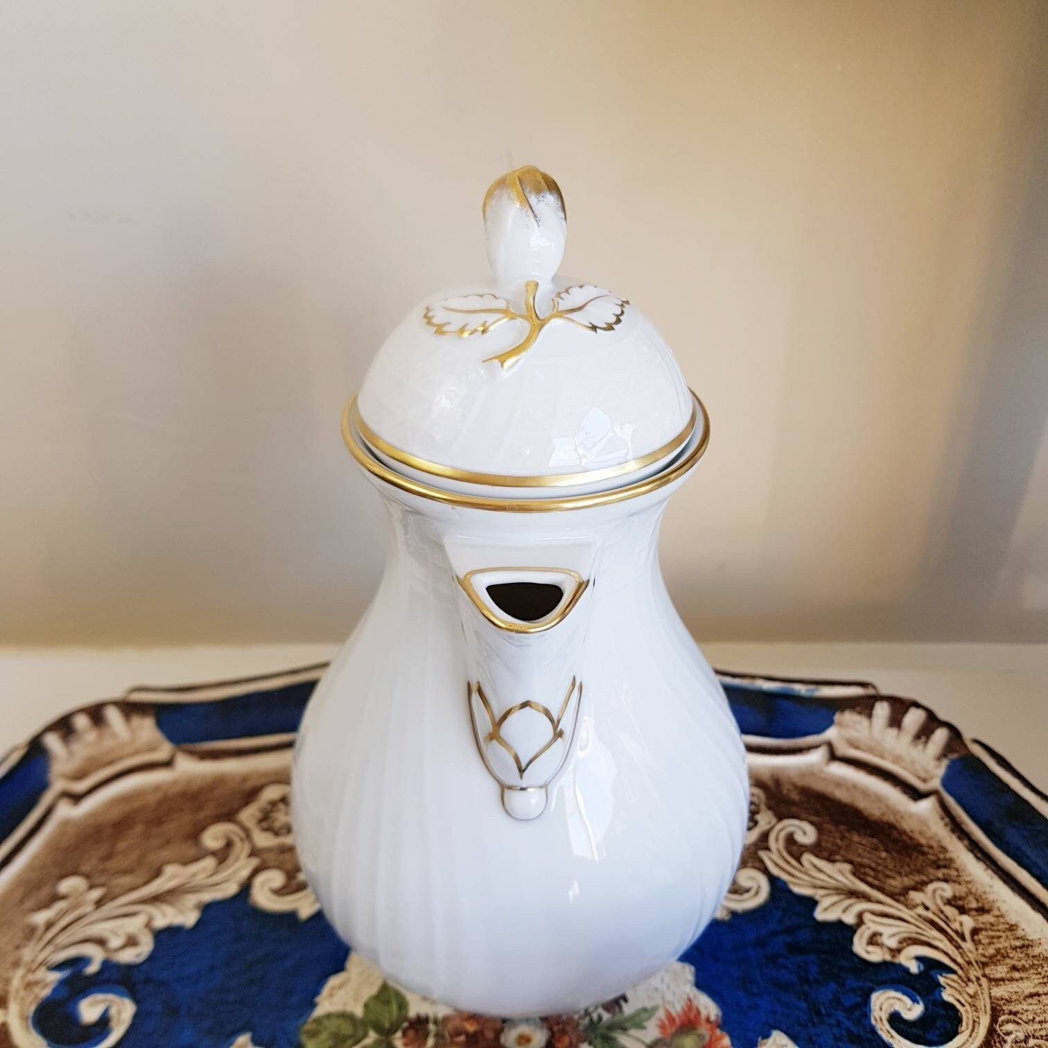 Vintage Dresden Set, Made In Germany, Thee /Koffieservies, Tafelservies, Cadeau Idee photo Woonaccessoires