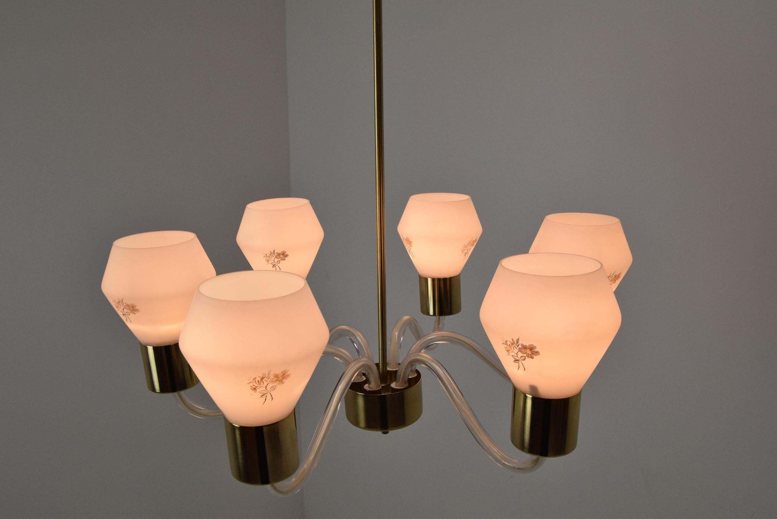 photo furniture Mid Century Chandelier/Kamenicky Senov, 1960´S