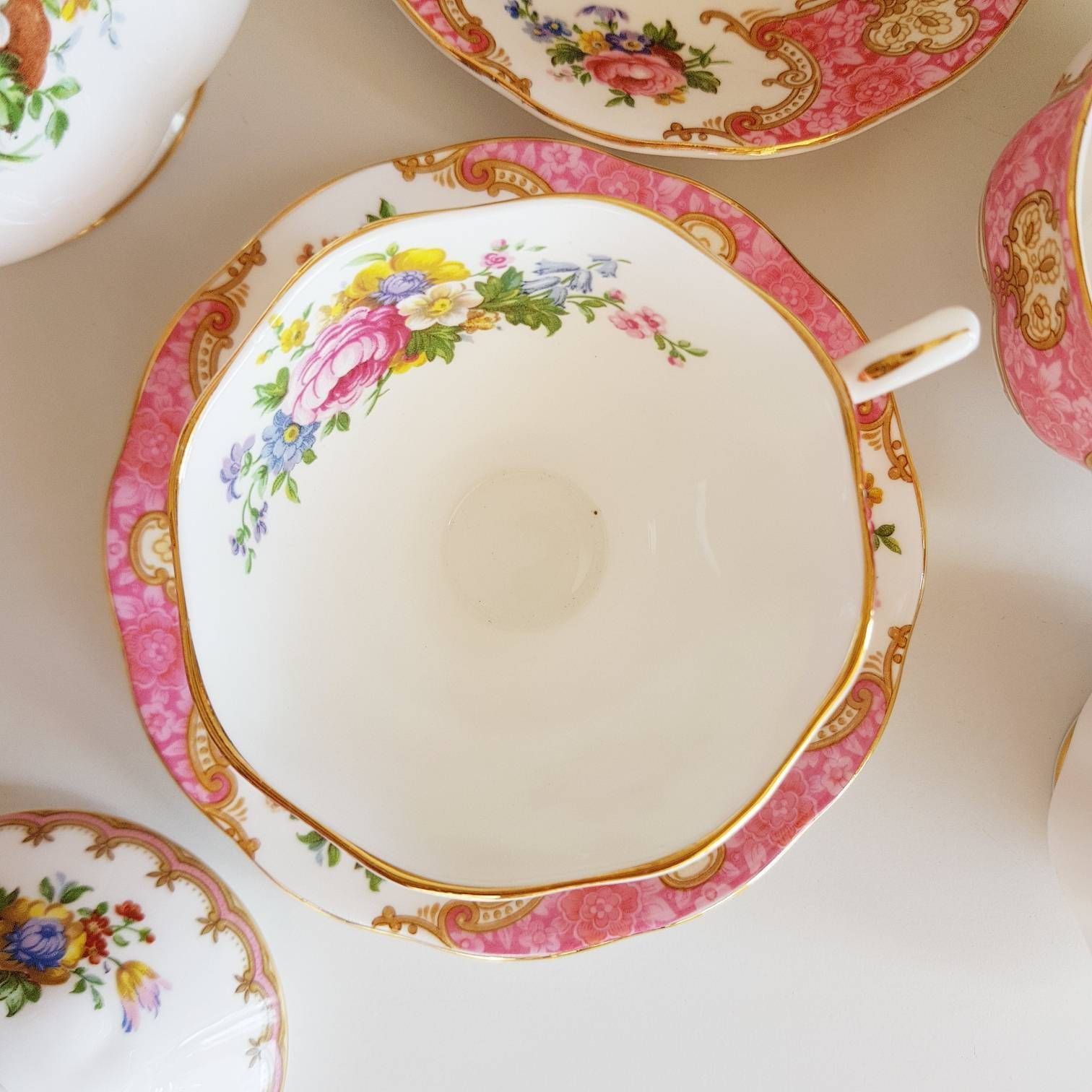 Original Royal Albert “Lady Carlyle”, Coffee Set/Tea Set For 6, Made In England photo 730.0