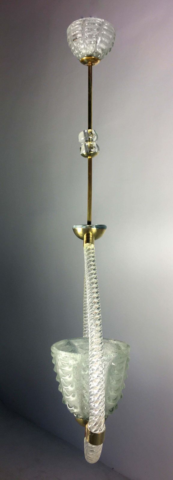 Art Deco Chandelier By Ercole Barovier, Murano, 1940s photo 3293.1