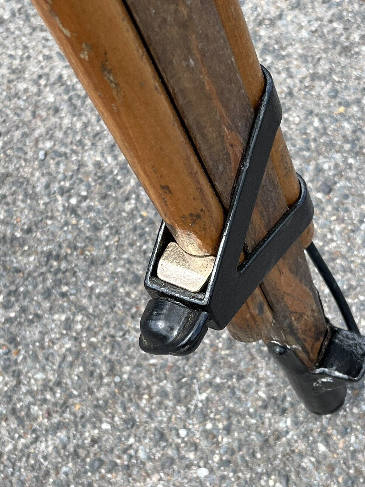 Industrial 1920’s Tripod Light The Light Being From A 1920’s Old Car photo vinterior