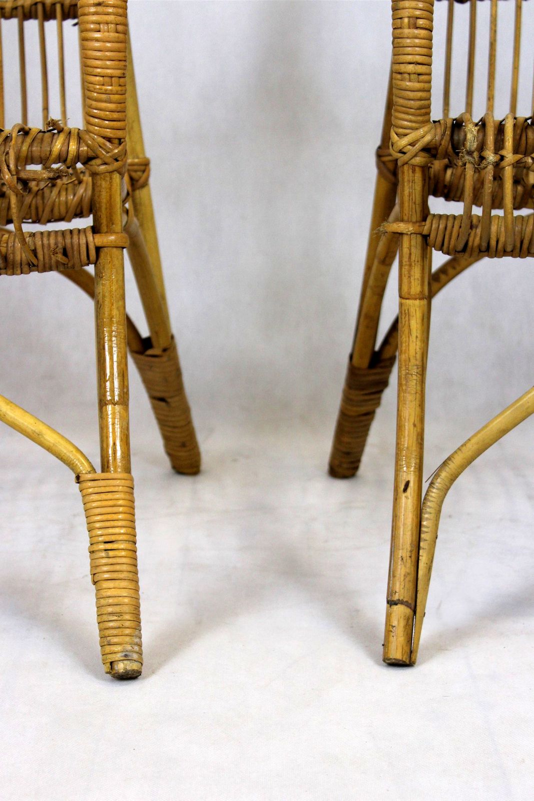 photo for sale Rattan Furniture Set, 1960's, Set Of 4