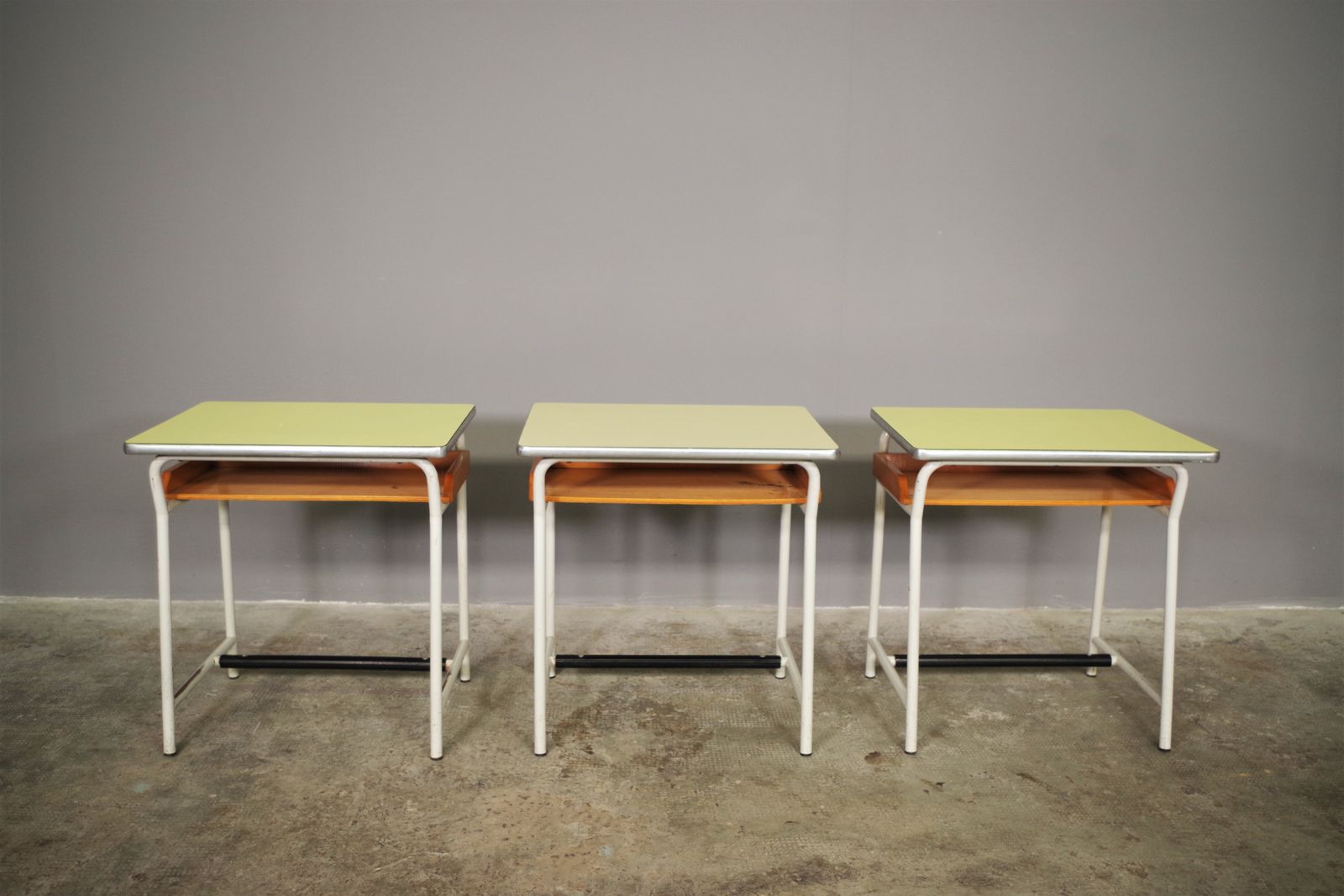 Vintage School Benches, 1960s, Set Of 3