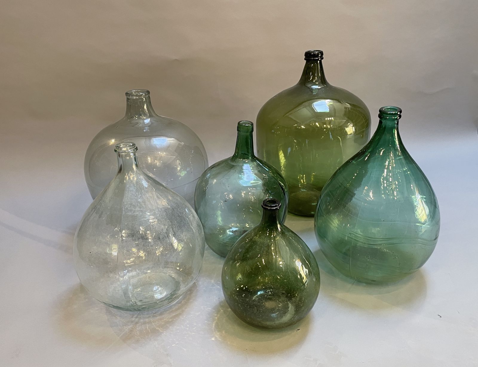 Large French Carboys & Demi Johns