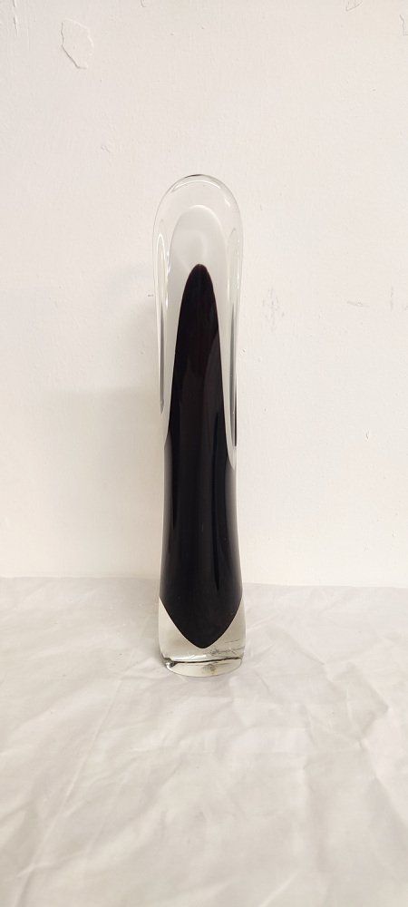 Crystal Vase By Paul Kedelv For Flygsfors Sweden 1950s photo Home Decor