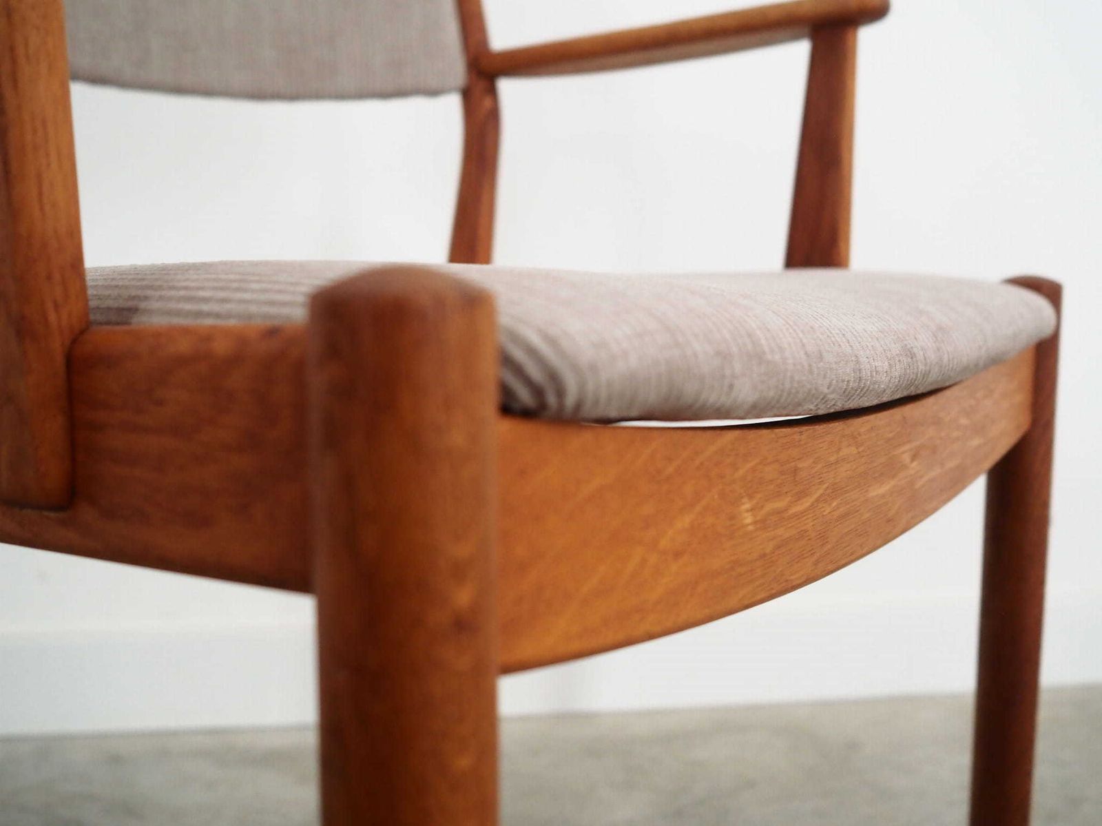 Furniture Oak Chair, Danish Design, 1960s, Designer: Poul M Volther, Manufacturing: Fdb photo