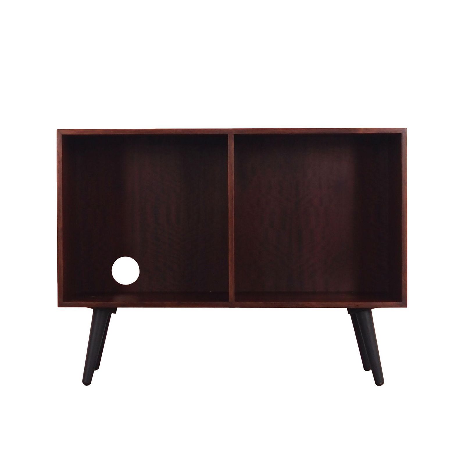 Mahonie Boekenkast, Deens Design, Jaren 1970, Geproduceerd Door Bramin