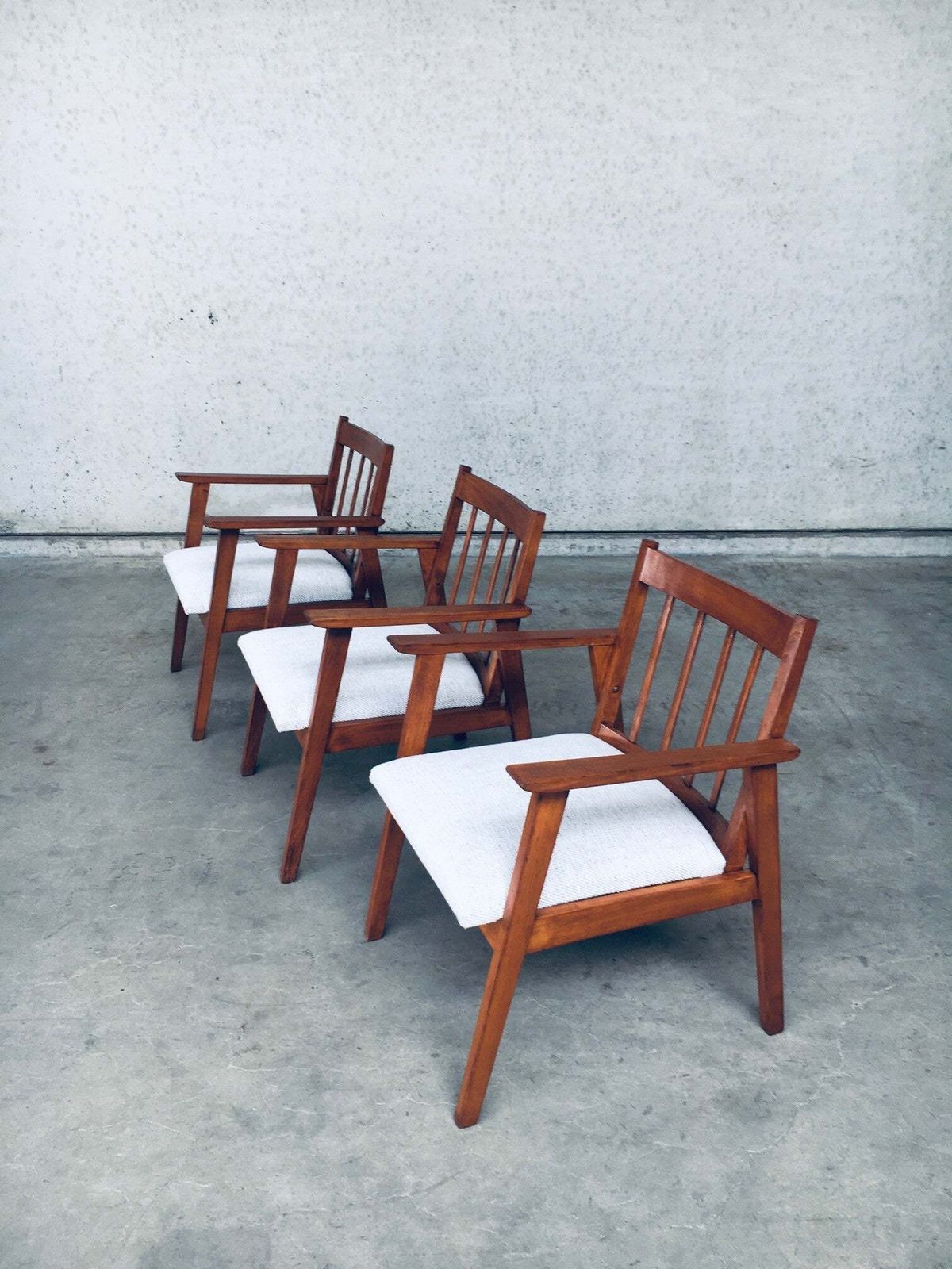 Mid Century Modern Dutch Design Fauteuil Set, Nederland, Ca. Jaren 1950 photo for sale