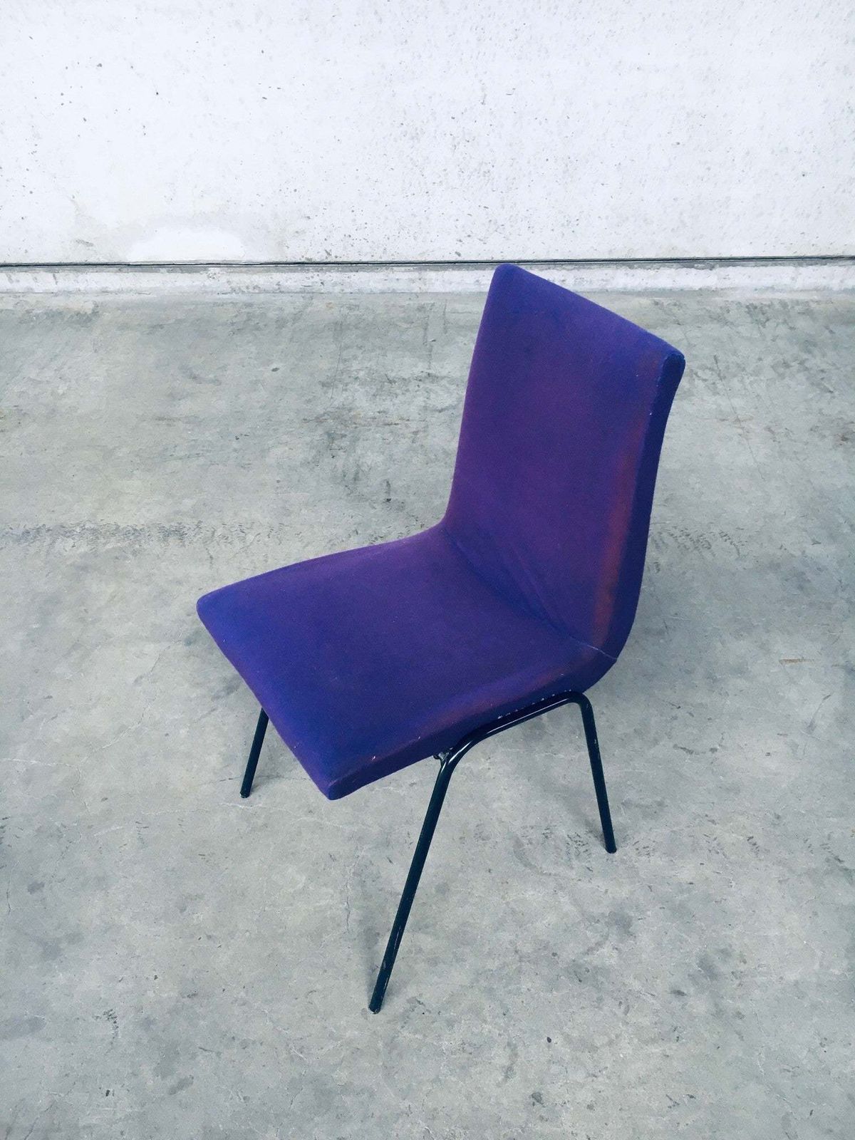 Furniture Midcentury Modern Design Robin Chair Set By Pierre Guariche For Meurop, Belgium 1950's photo