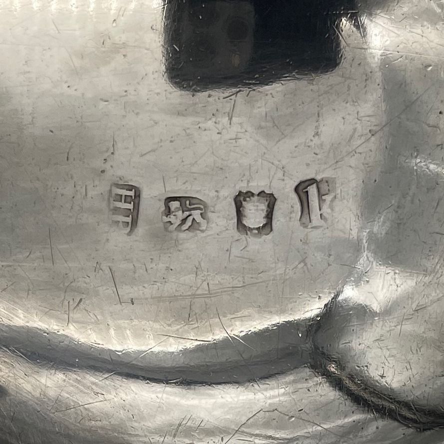 Mid 18th Century Antique George II Pair Silver Sauceboats London 1745 Henry Brind photo vinterior