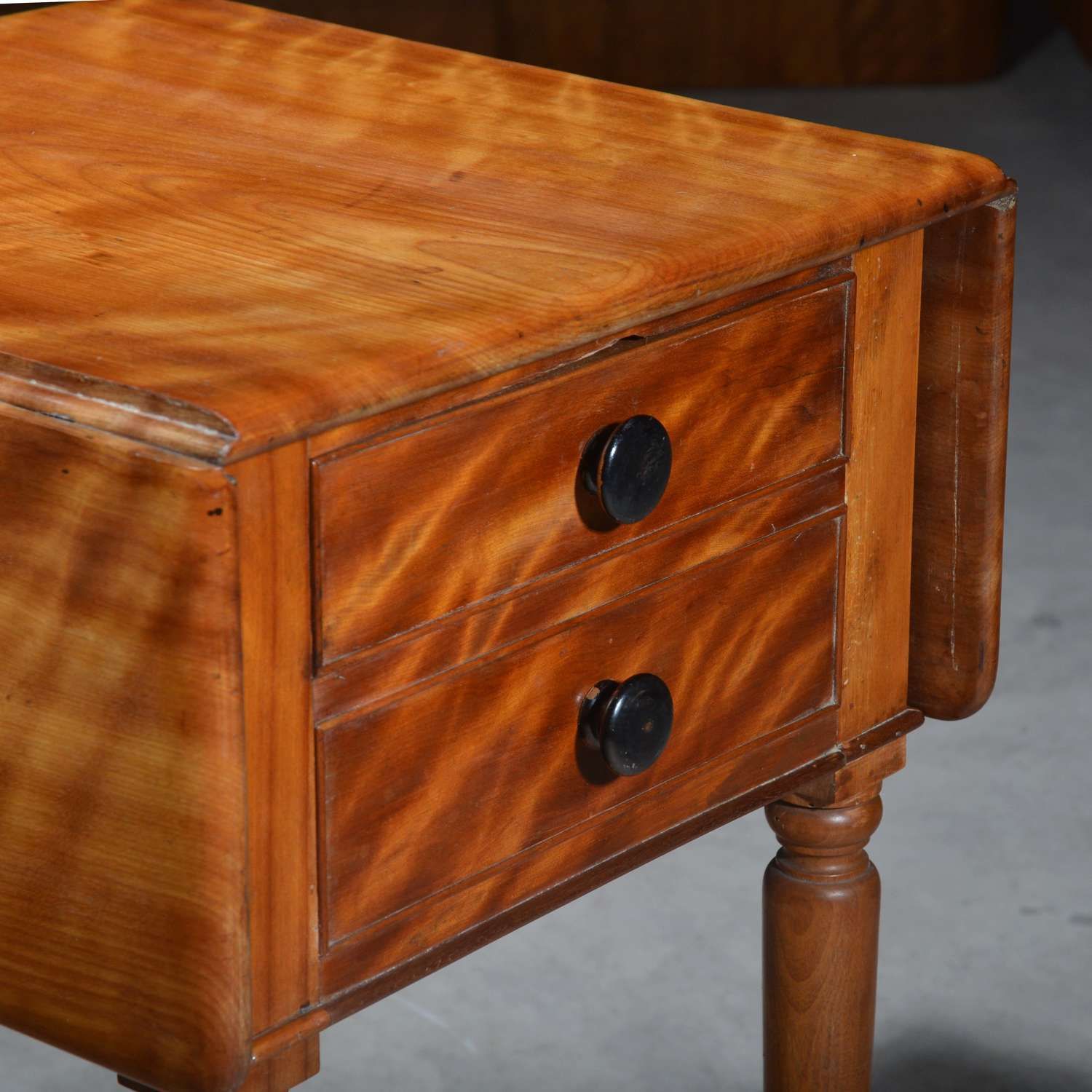 Satin Birch Bedside Table, Or Lamp Table photo furniture