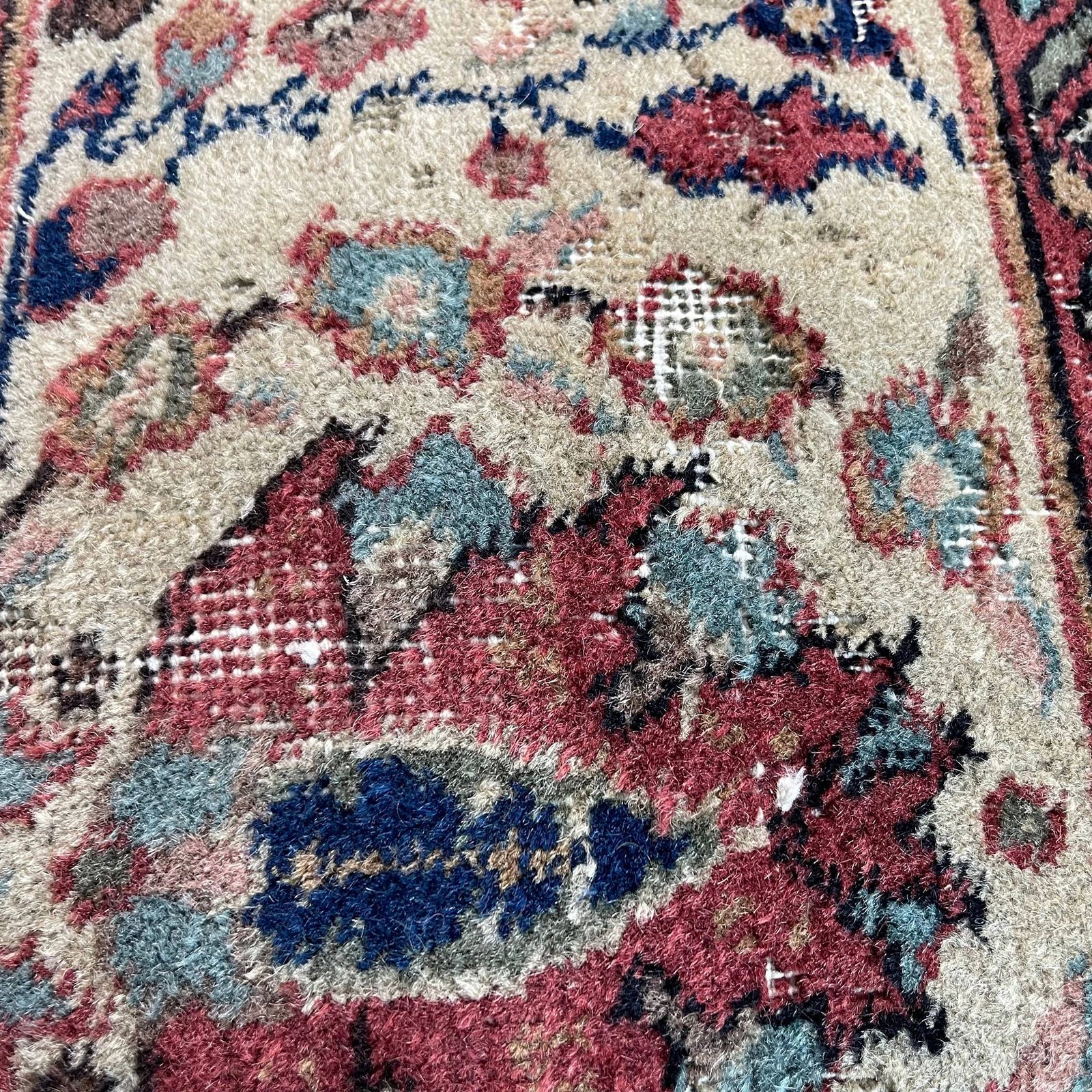 photo furniture Vintage Hand Made Rug Cushion Cover, 45 X 45 Cm Decorative Rug Pillow Cover, Large Vintage Turkish Rug Cushion Cover