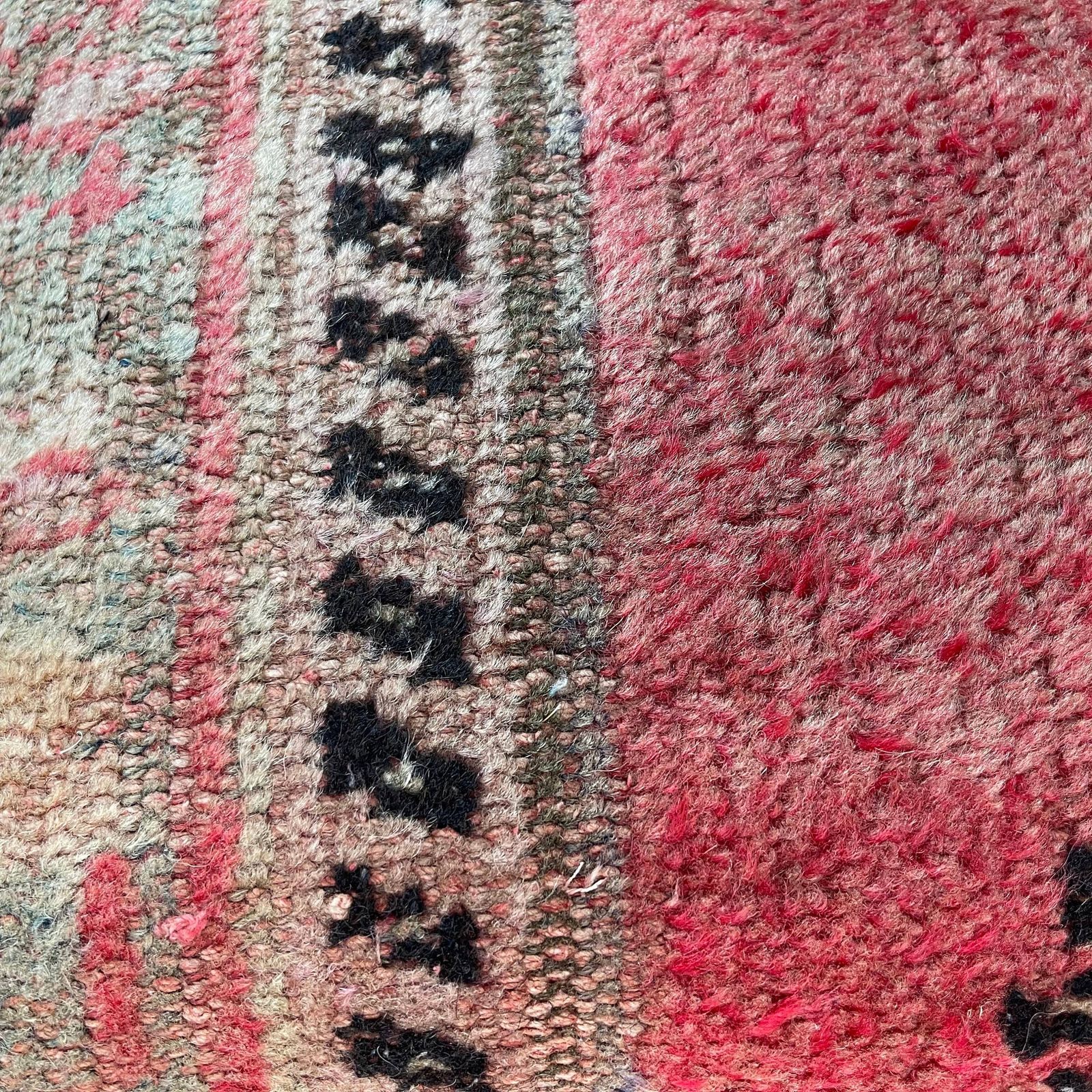Vintage Hand Made Rug Cushion Cover, 45 X 45 Cm Decorative Rug Pillow Cover, Large Vintage Turkish Rug Cushion Cover photo buy