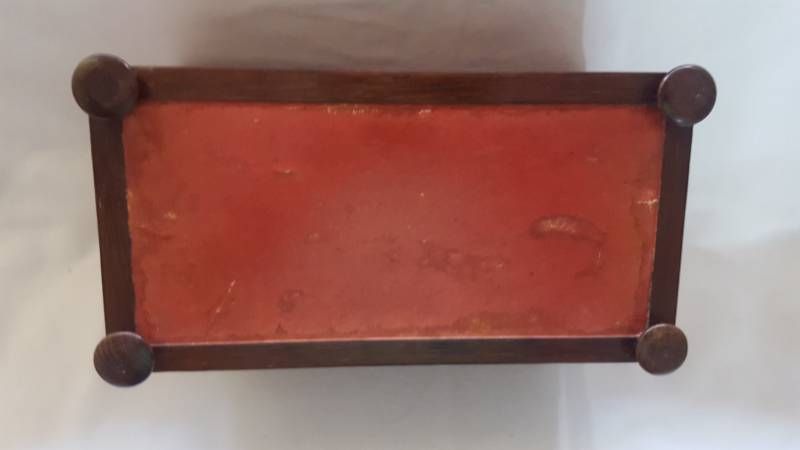 Battle Abbey Cloisters East Sussex Tunbridge Ware Tea Caddy photo furniture