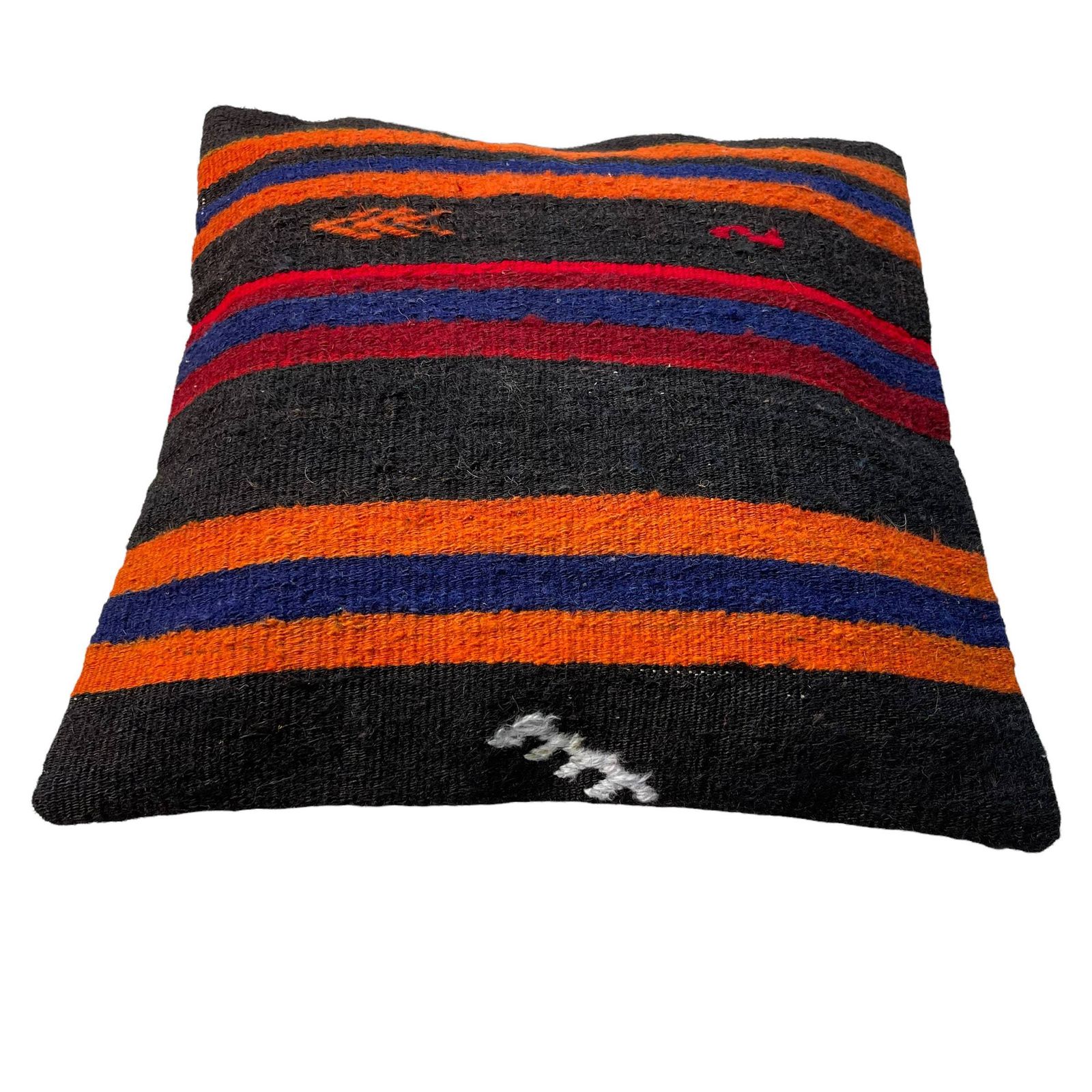 Kilim Pillow 40 X 40 Cm Tapis Kelim Kilim Pillow Cover Meditation Bench Kelim Teppich Boho Kilim Cushion Kilim Sofa Turkish Pillow photo vinterior