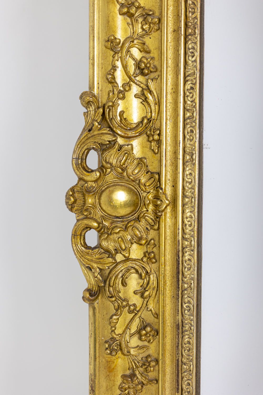 Mirror Trumeau Regency Style In Gilded Wood, 19th Century photo Home Decor