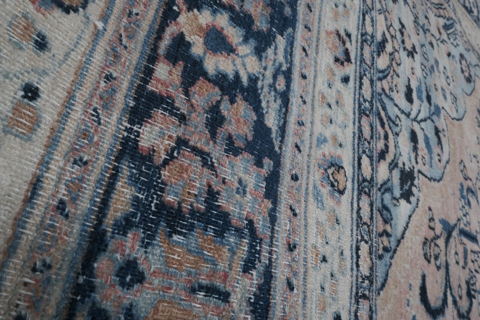photo for sale Blue Colors Distressed Oversized Rug