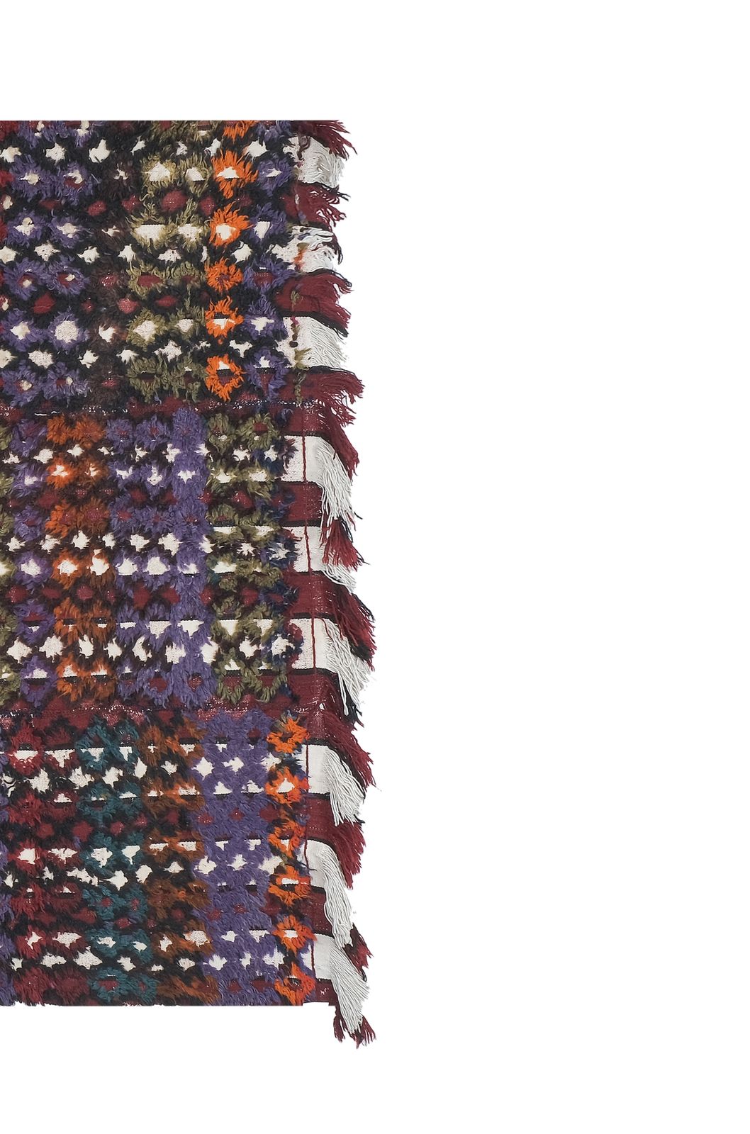 Vintage Anatolian Turkish Tulu Rug 5'4'' X 7'6'' photo for sale
