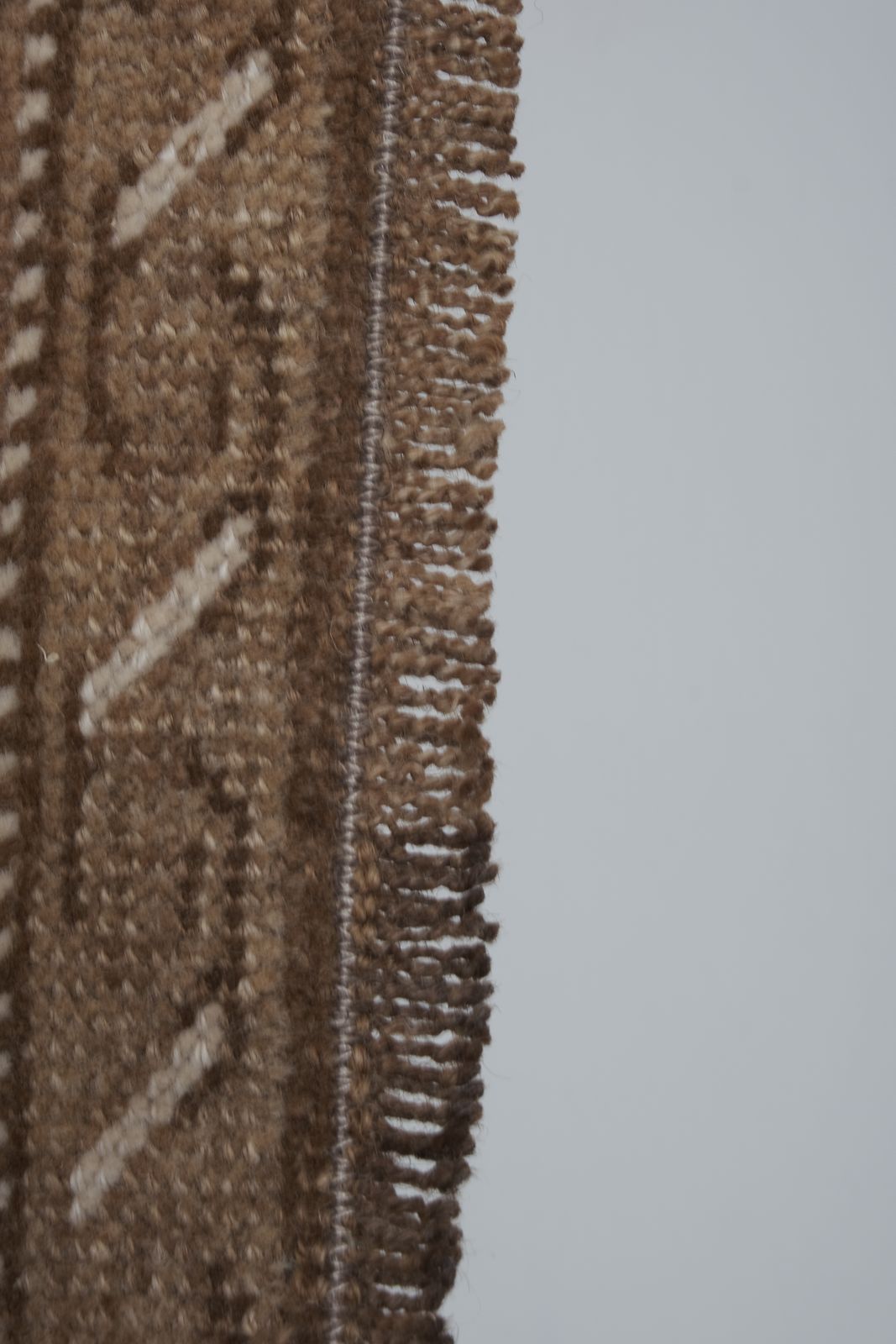 Vintage Brown Turkish Kars Rug 5'10'' X 10' photo vintage