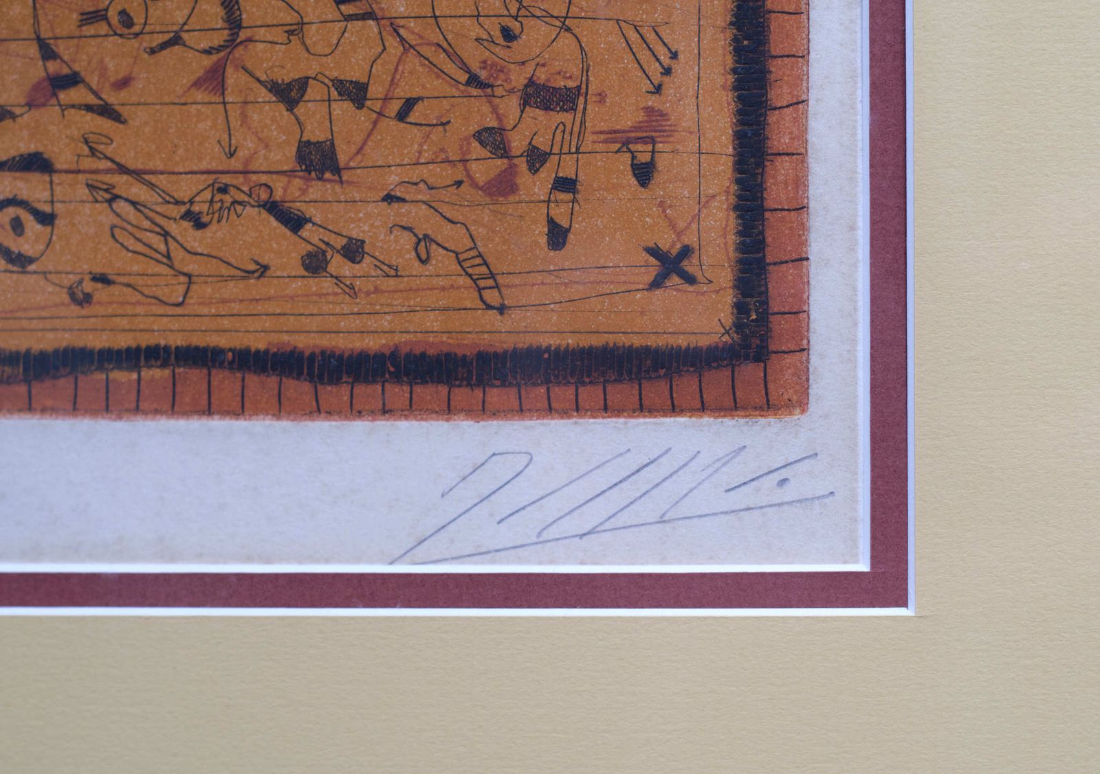 Georges Dussau, L' Escallier D'eurodace, 1975, Etching, Framed photo buy