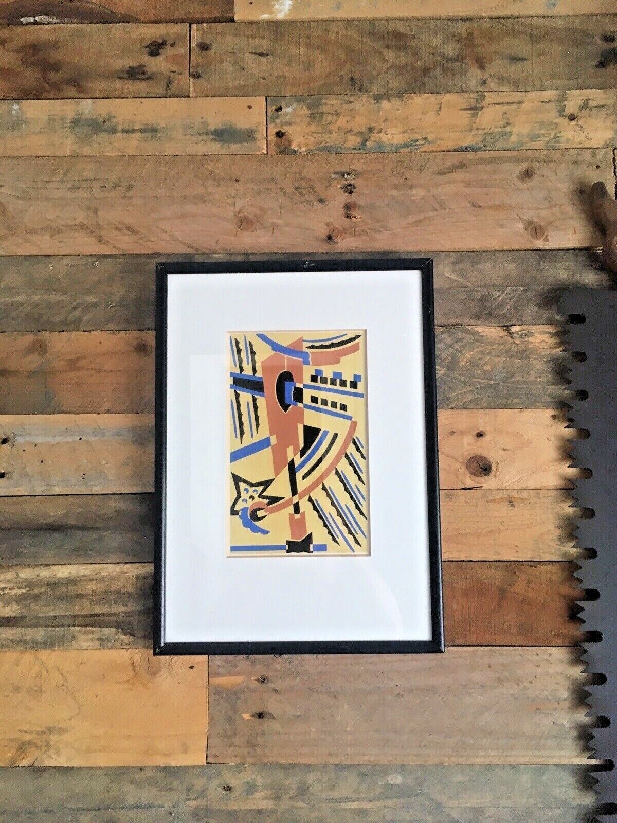 photo for sale C1925 Serge Gladky Nouvelles Compositions Decoratives 1re Serie Pochoir Print 1st Series Stencil Plate Print