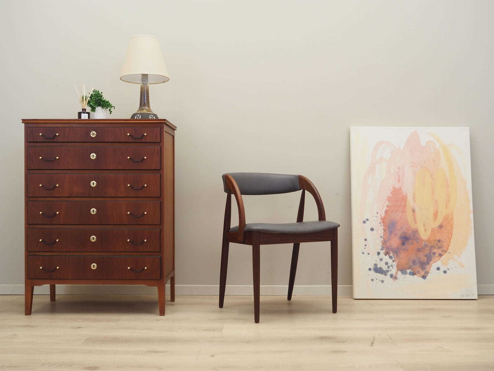 photo vintage Teak Chest Of Drawers, Danish Design, 1970s, Made In Denmark