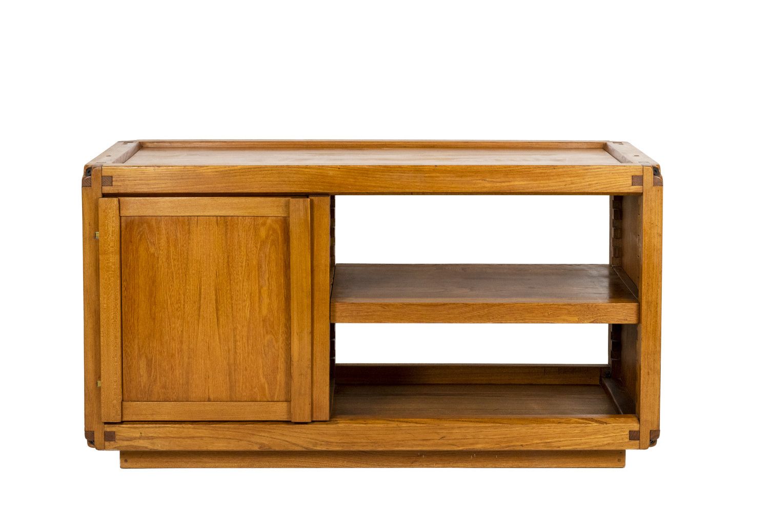 Pierre Chapo, Shelves Cabinet In Natural Elm, 1960s photo furniture