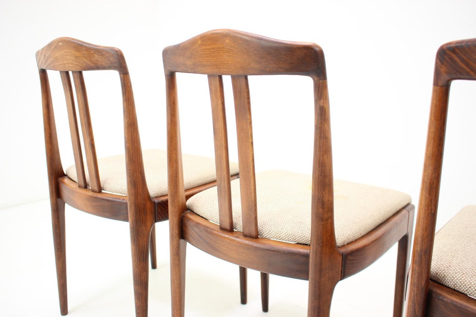1970s Set Of Four Dining Chairs By Drevotvar Czechoslovakia photo vinterior