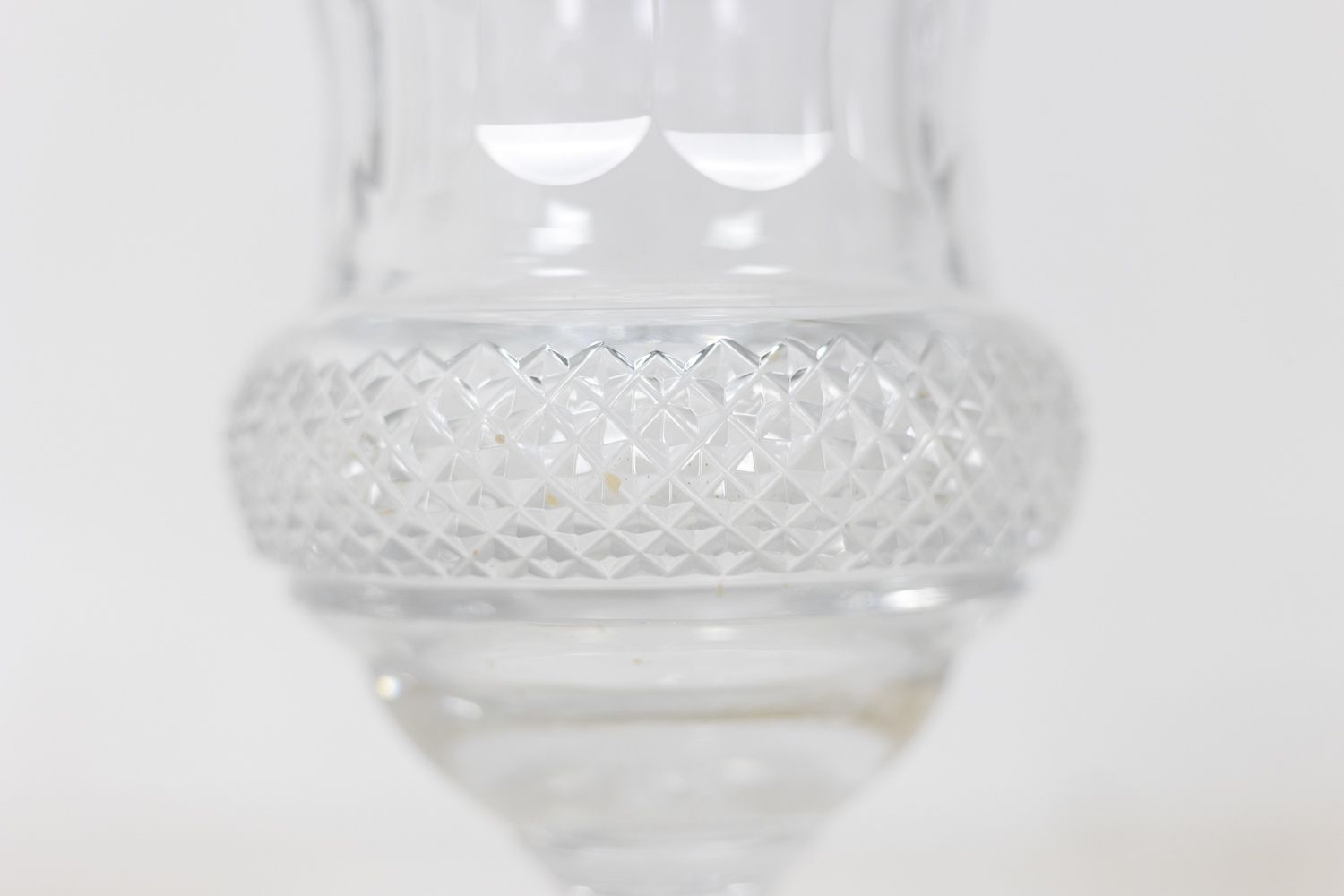 Vase In Crystal In Medici Shaped, Twentieth Century photo for sale